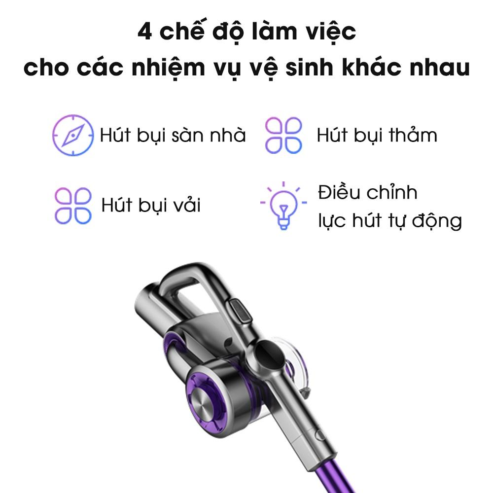 Máy Hút Bụi Không Dây JIMMY H8 Pro Màn Hình Led Lực Hút Mạnh Nhẹ Thời Gian Sử Dụng Dài Bền -Hàng Chính Hãng