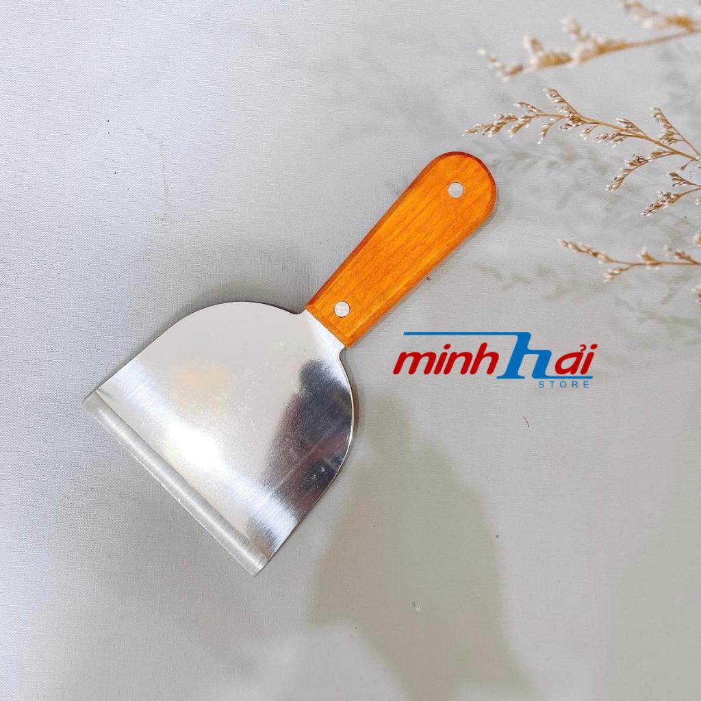 XẺNG XÚC BÁNH pizza, kem cuộn- Inox dày, sáng bóng, không gỉ- Cán gỗ chống nóng cao cấp . Nhiều mẫu, dụng cụ làm bánh