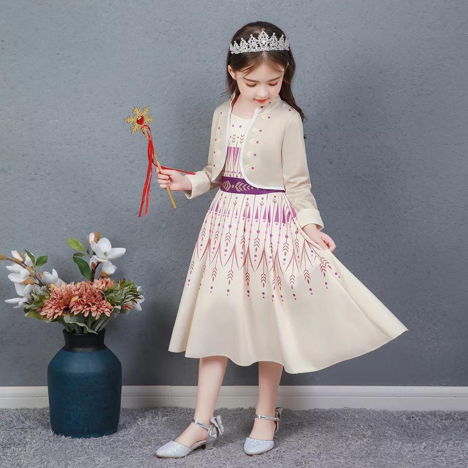 Đầm Công Chúa Anna Phim Frozen 2 D16