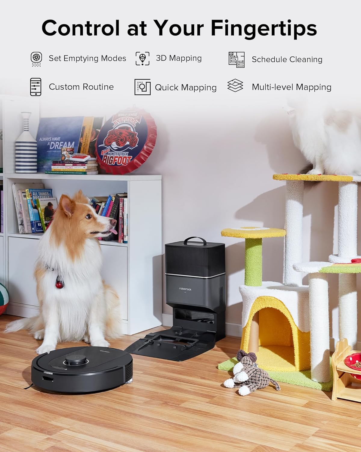 Robot Hút Bụi Lau Nhà Roborock Q10 VF Công Nghệ Lau Rung, Lực Hút 10.000 Pa - Hàng Chính Hãng