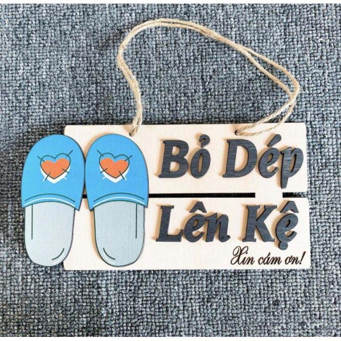 Bảng treo BA15 bỏ dép lên kệ
