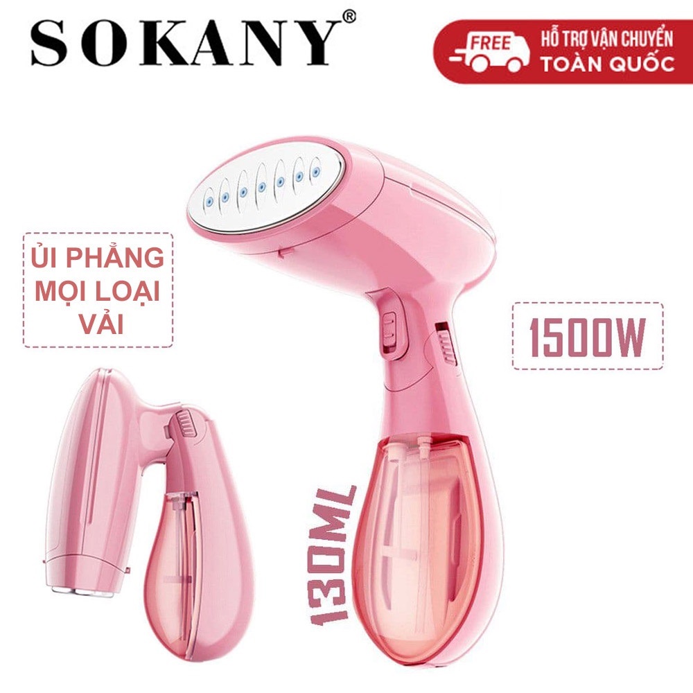 [HCM] Bàn Là Hơi Nước Cầm Tay  SK3060 Công Suất 1500W, Bàn Ủi Hơi Nước Cầm Tay Mẫu Mới 2022 ZA65