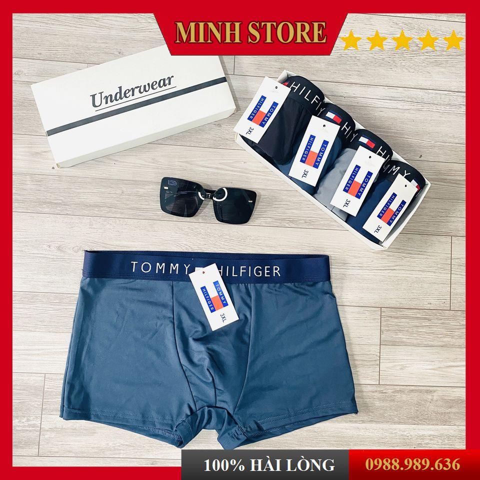 Quần Lót Nam thun lạnh cao cấp co dãn 4 chiều Sịp Đùi Nam đồ lót shịp boxer SD05 cạp tối màu - Minhstore