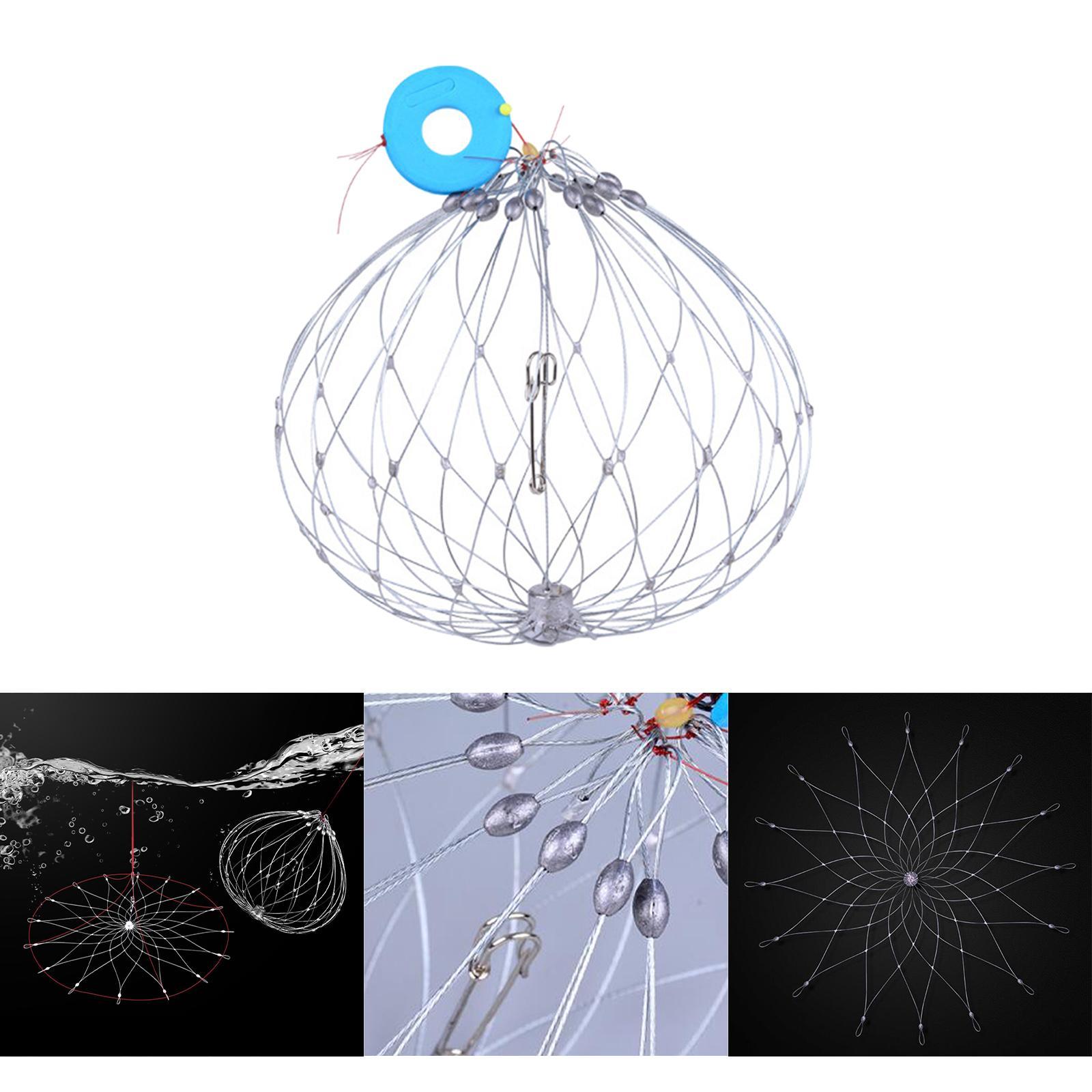 Fishing   Net Collapsible Fish  Cage Outdoor Fishing Accessories