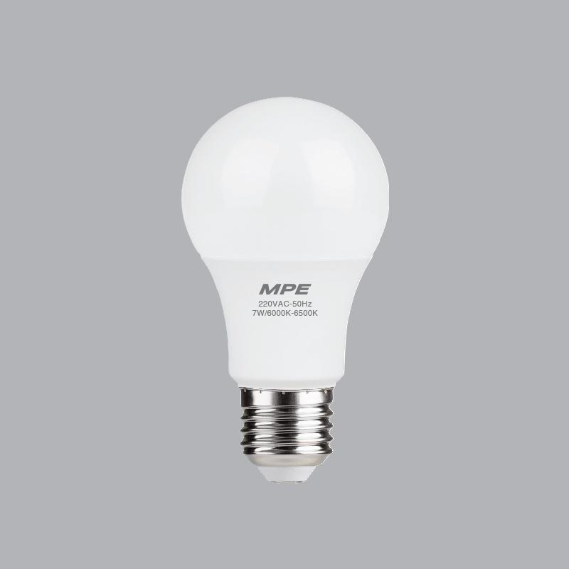 Bóng đèn Led Bulb 7w, tròn- Thương Hiệu MPE