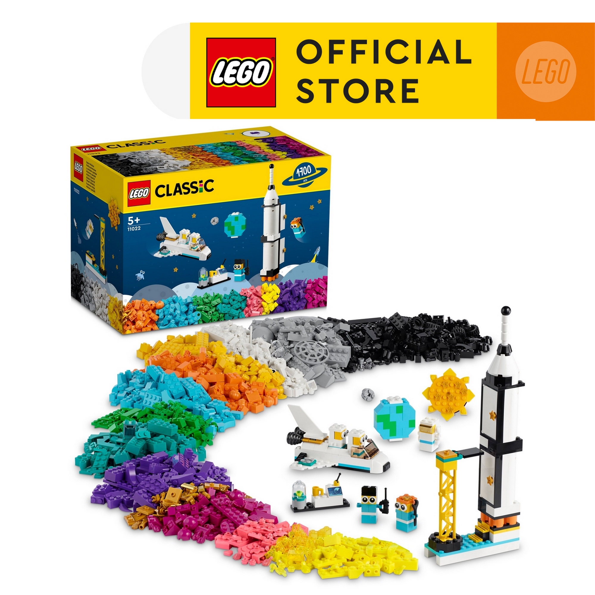 LEGO Classic 11022 Bộ lắp ráp sáng tạo chủ đề không gian (1700 chi tiết)