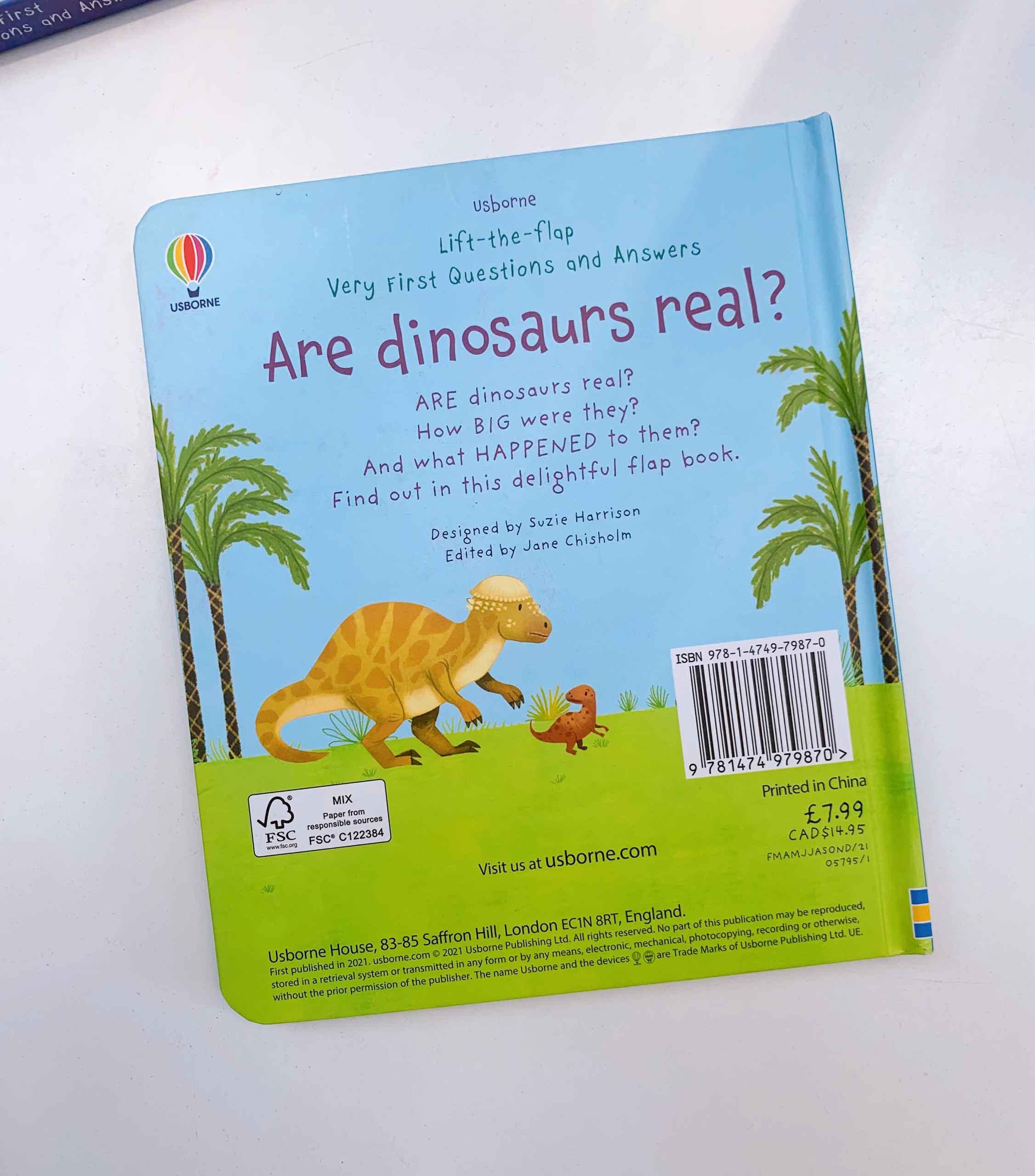 Very First Questions and Answers Are Dinosaurs Real?