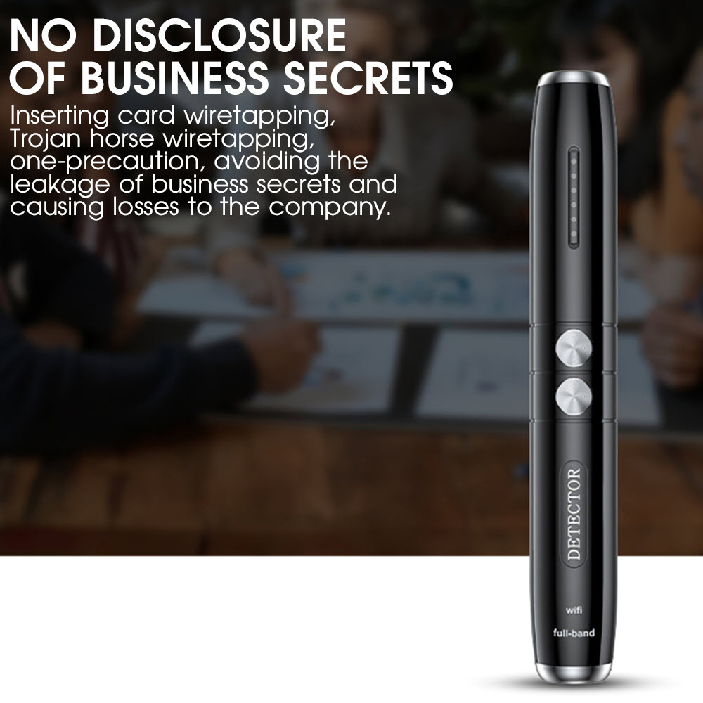 Máy Dò Phát Hiện Theo Dõi Camera, GPS, Định Vị Detector T8, 2023 NEW GPS Wireless Signal Detector T8 Pinhole Camera Position Mini Bug Detection Pen Anti Wiretap Gadget Anti Candid Camera