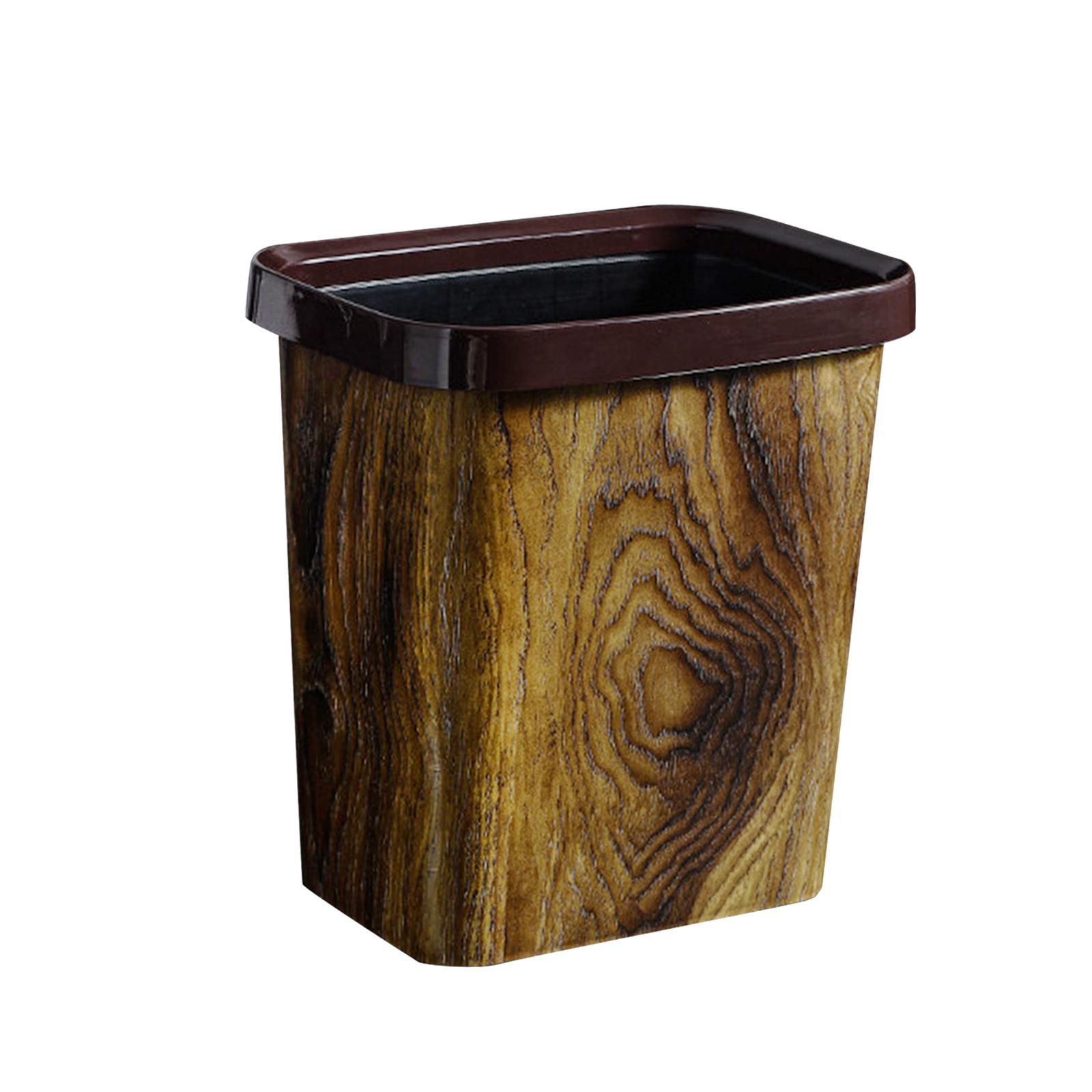 Trash Can Decorative Garbage Container Garbage Container Bin for Home Office
