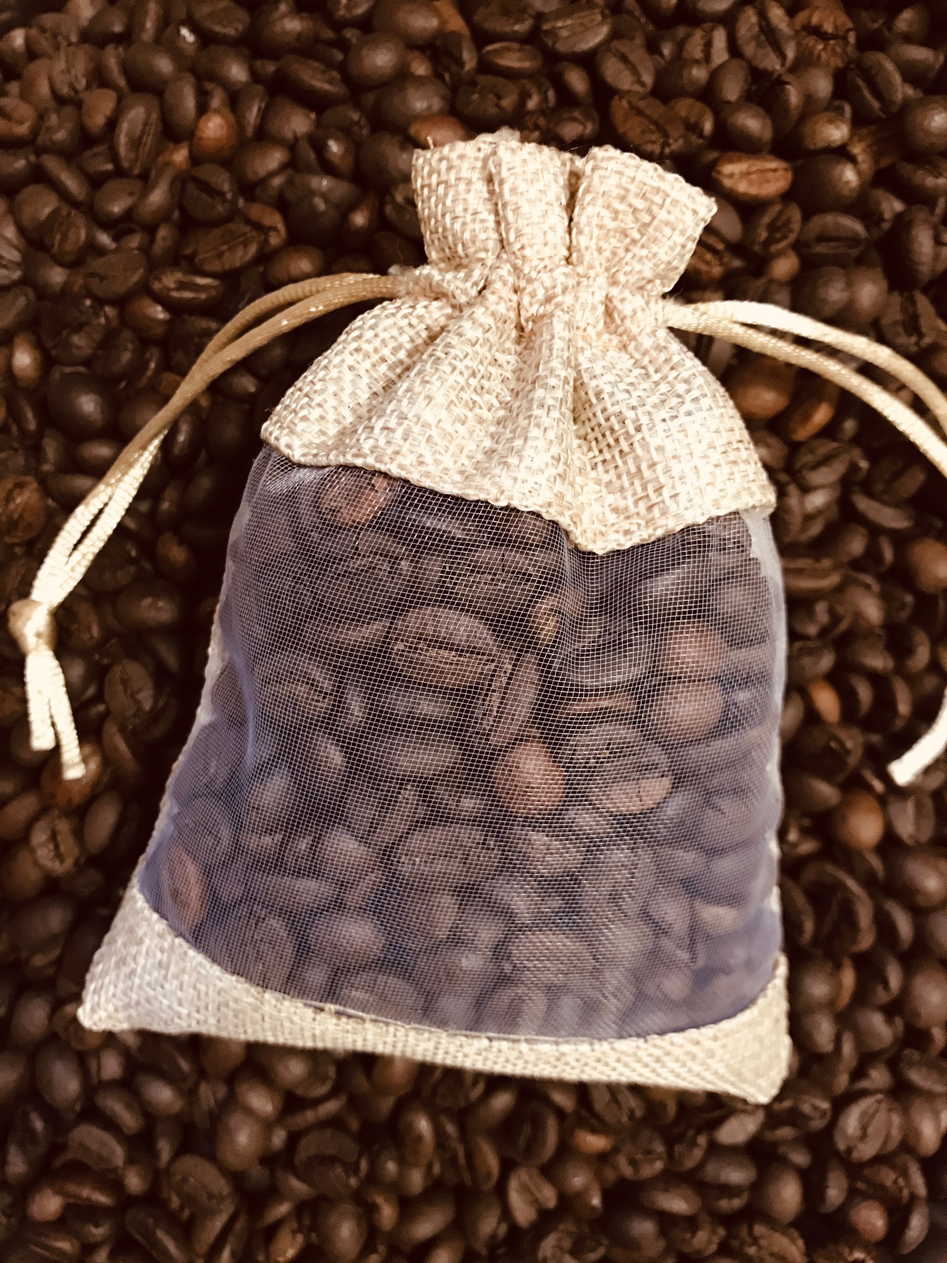  Túi thơm cà phê Việt Nam treo xe ô tô -Robusta Đaklak -100G