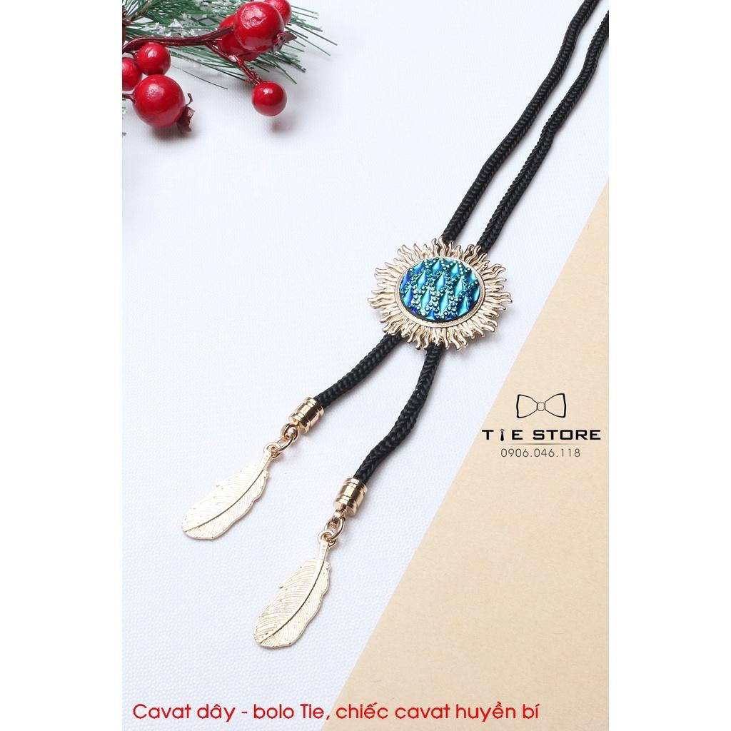 Bolo Tie chiếc cavat huyền bí - cavat dây bolo đính đá cao cấp tặng kèm hộp nhỏ