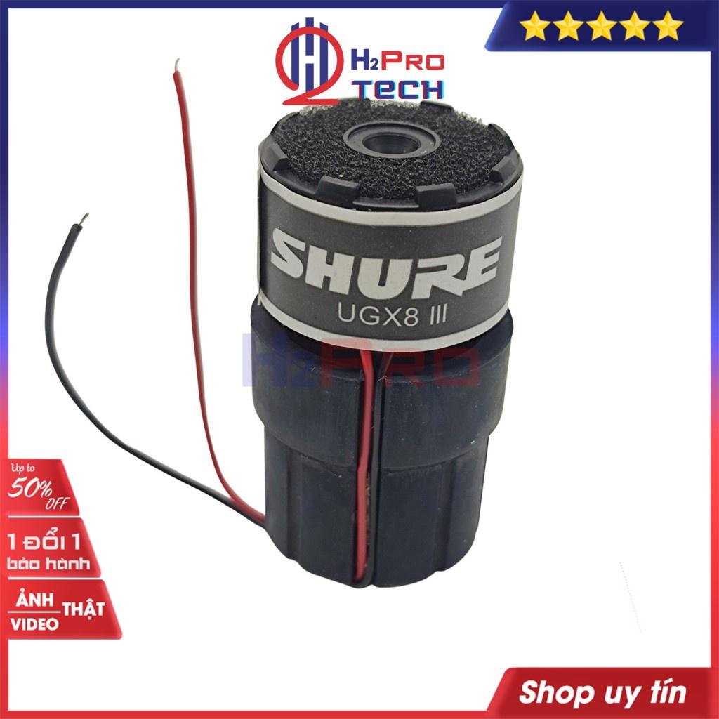 Củ micro Shure UGX8 III, củ micro cao cấp giảm hú sử dụng được cho nhiều đời mic có dây, không dây (1 chiếc)-H2pro tech