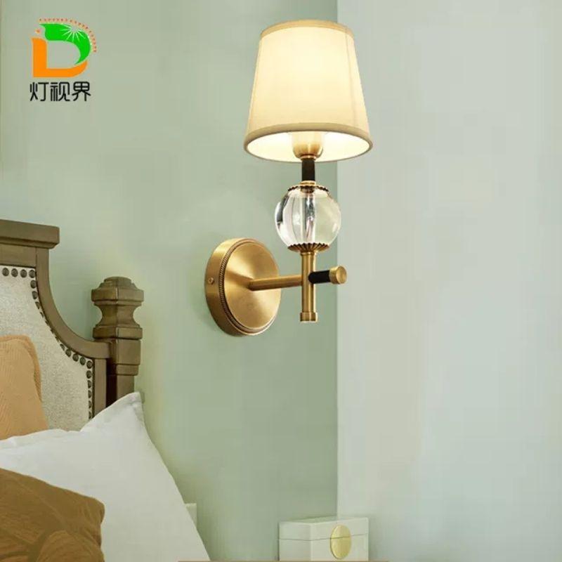 Đèn tường chao vải, đèn ngủ, đèn cầu thang, đèn phòng khách