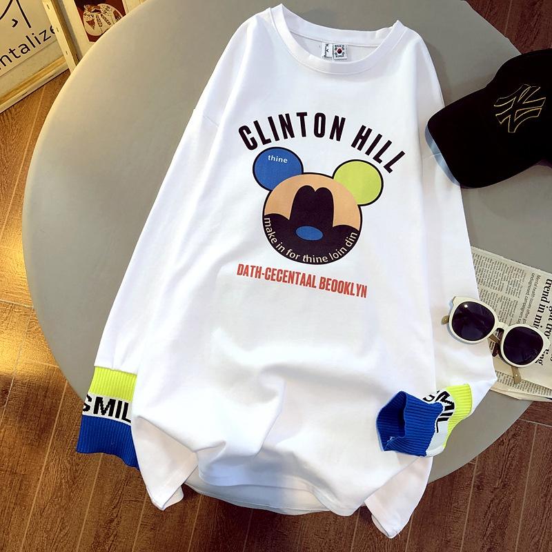 Áo thun ngắn tay in hình tai chuột Mickey so cute cho cả nam và nữ