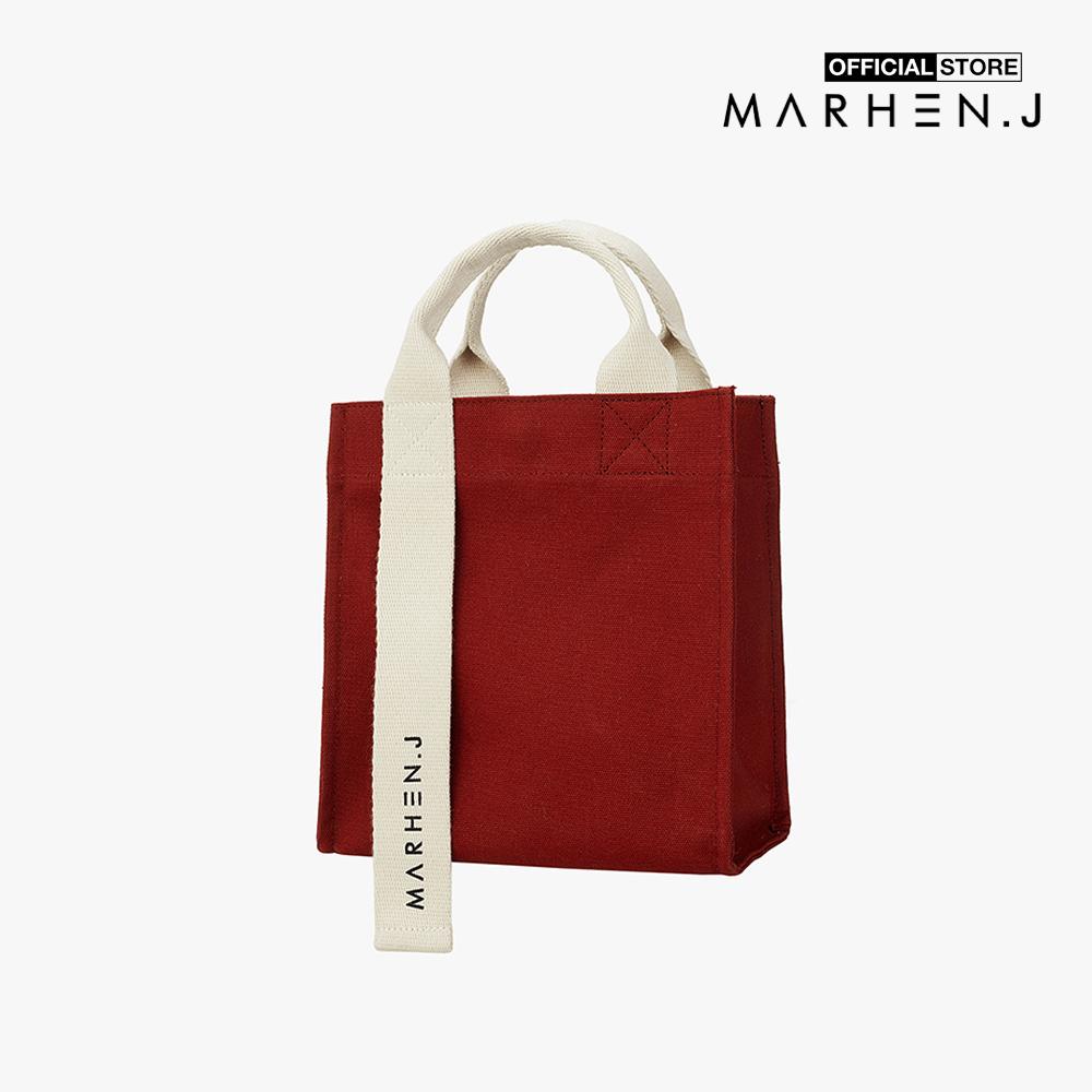 Marhen.J - Túi đeo vai chữ nhật vải bố Ricky Mini MJ19ARCKMN-WI