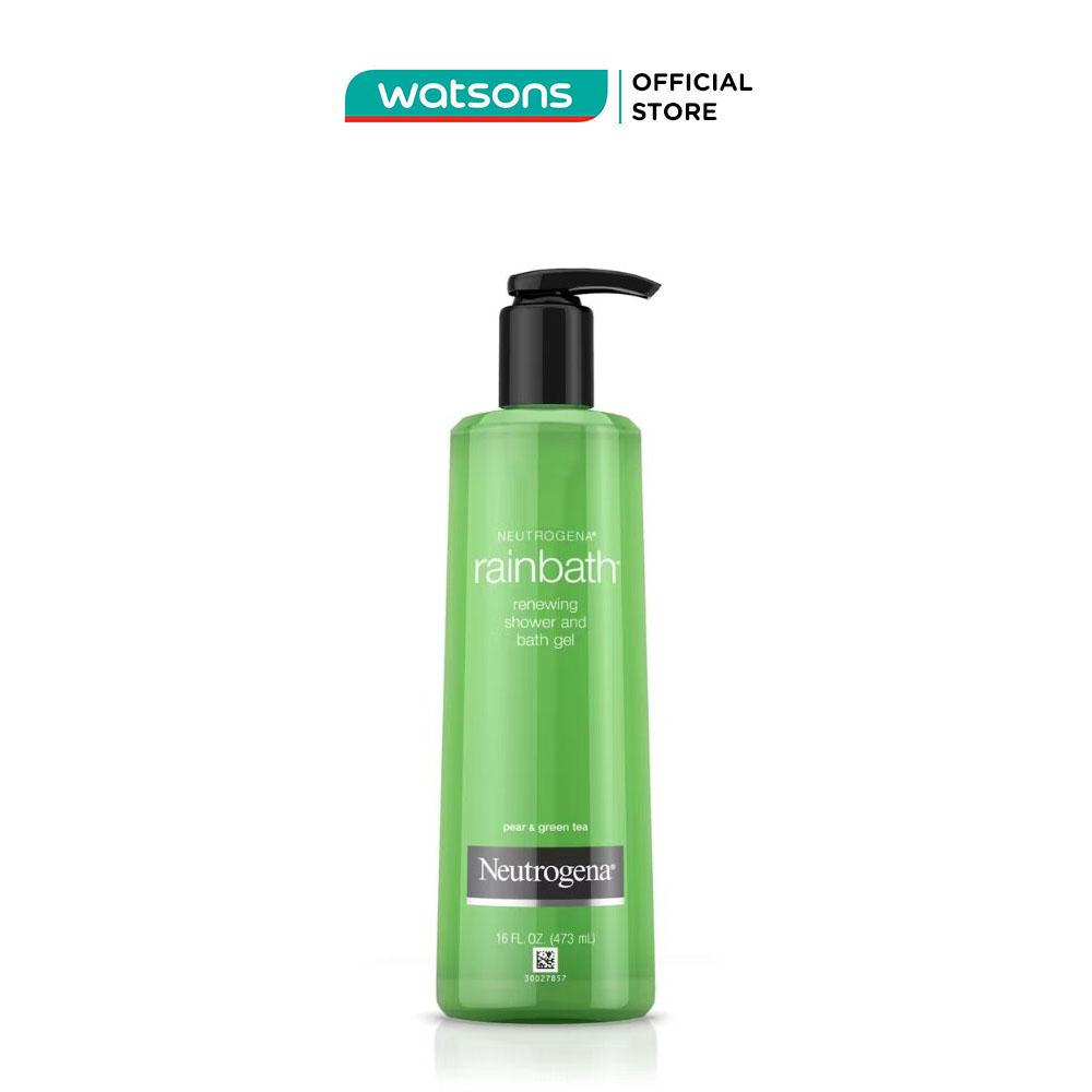 Sữa Tắm Neutrogena Rainbath Renewing Shower And Bath Gel Pear &amp; Green Tea 473ml