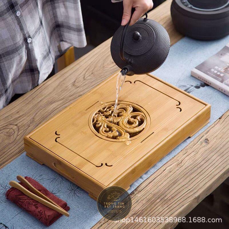 Khay Trà Tre Cao Cấp Chữ Nhật KT 12
