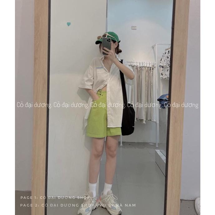 Quần ngố xanh cốm 22138