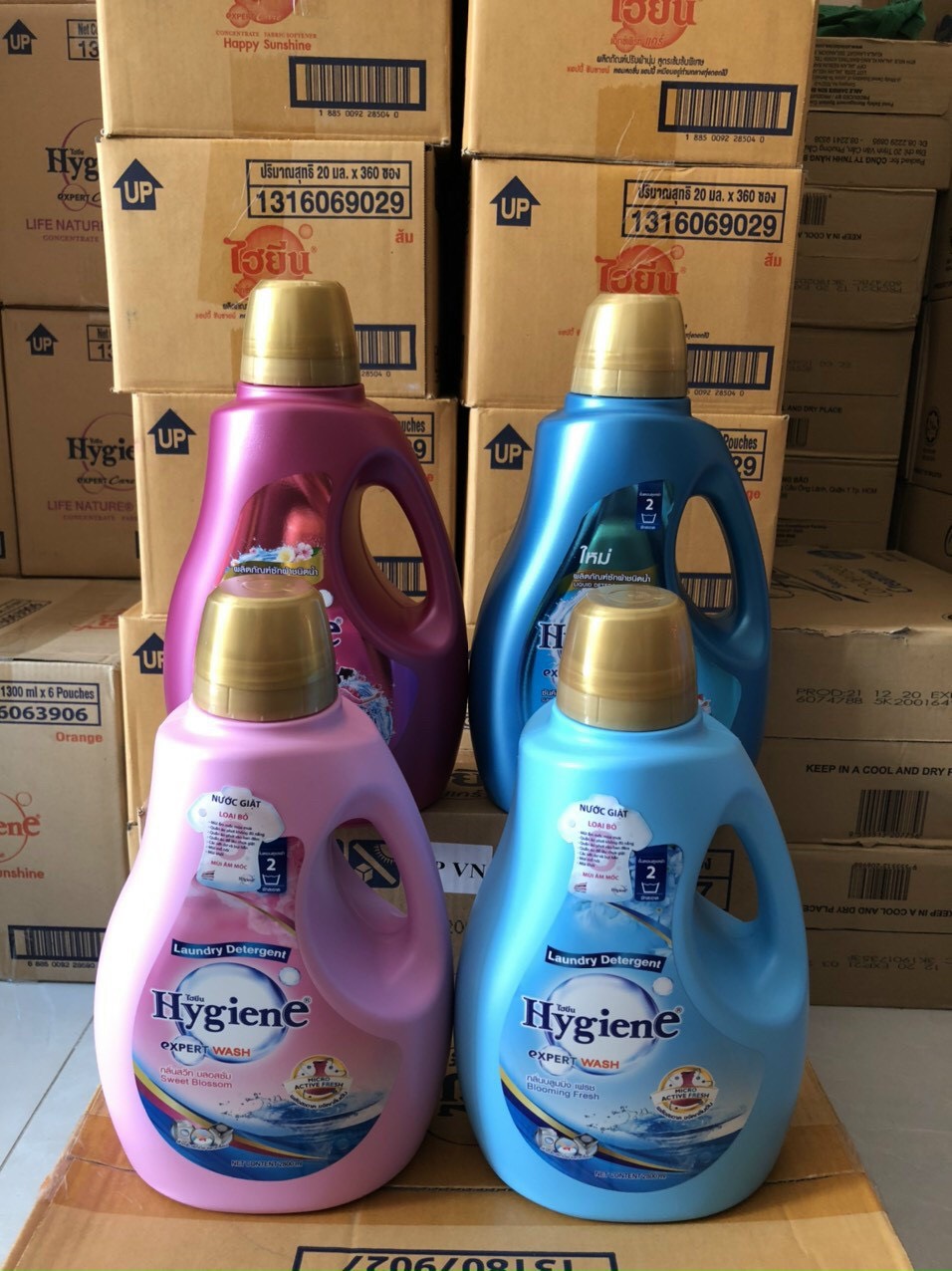 Nước Giặt Xả Quần Áo Hygiene Thái Lan 2800ml - Nước giặt quần áo Thái Lan - Chuyên Dùng Máy giặt Cửa Trước-Aloha Store