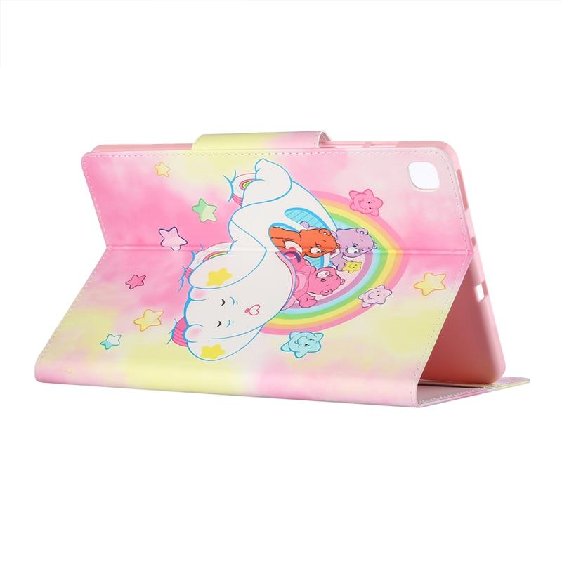 Bao da máy tính bảng họa tiết gấu hoạt hình dễ thương cho Samsung Galaxy Tab S6 Lite SM-P610 P615 Tab S6 Lite 10.4 inch