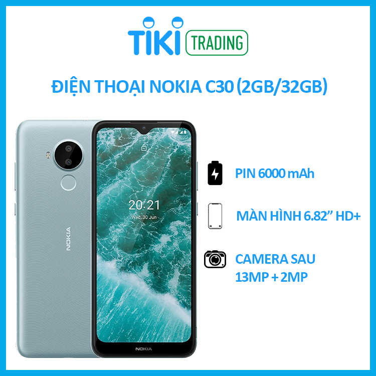 Điện Thoại Nokia C30 (2GB/32GB) - Hàng Chính Hãng