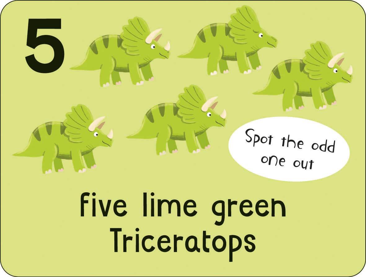 Sách ngoại văn: Lots To Spot Flashcards - Dinosaurs!