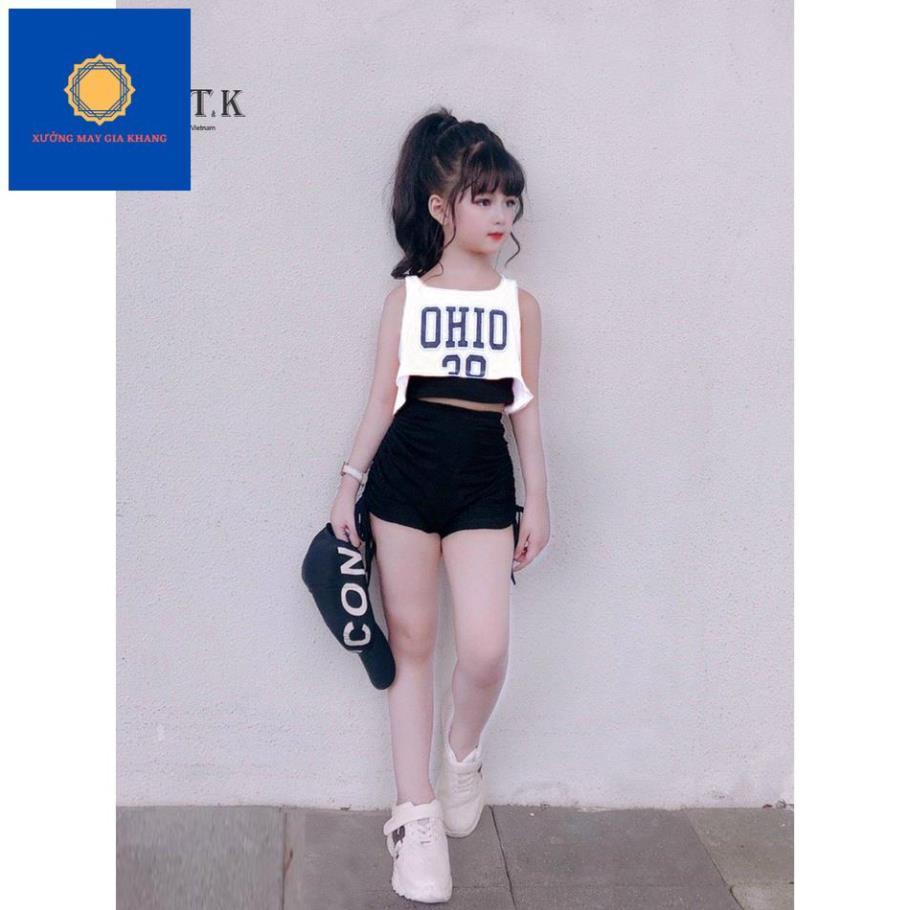 MS: 210577 - Set 3 Bộ sport body ôm, thời trang, sành điệu cho bé gái - Quần áo trẻ em