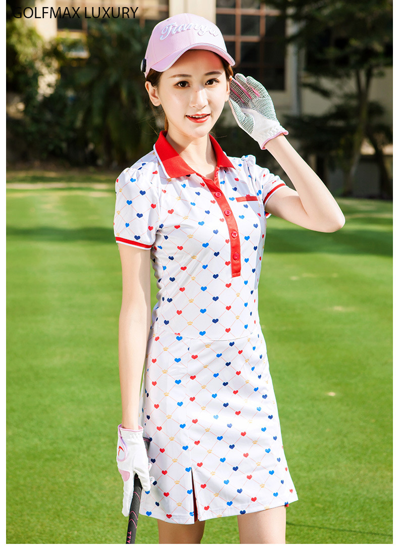 Áo liền váy nữ chơi Golf - Thiết kế phong cách hiện đại và riêng biệt - Xinh đẹp, trẻ trung - TLYQ001