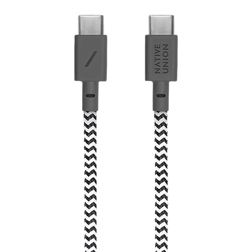 Dây Cáp Sạc Native Union Type-C Belt Cable - USB-C to USB-C (1.2m) Hỗ trợ Cung cấp năng lượng (PD) lên đến 60W để sạc nhanh-hàng chính hãng