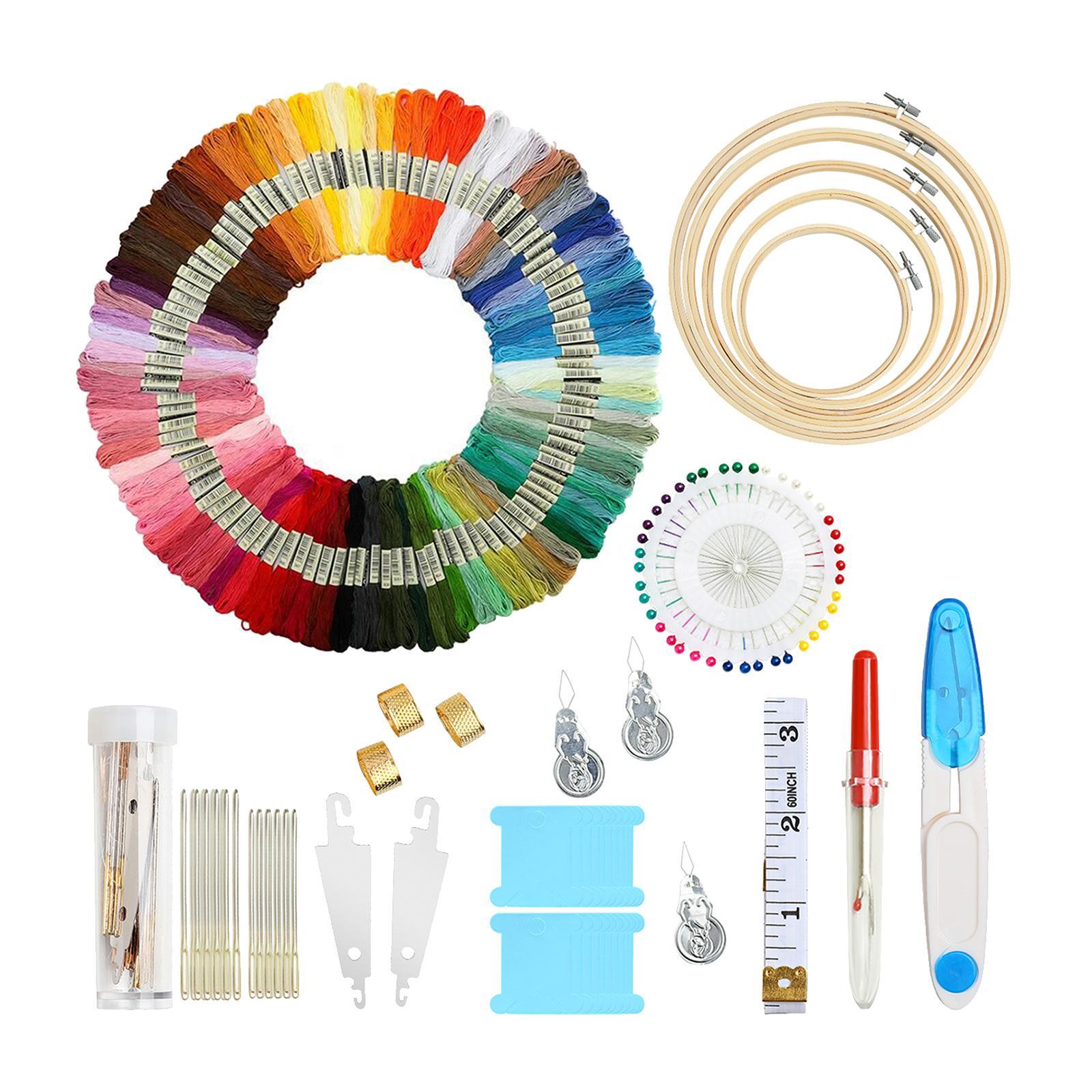 Full Range Embroidery Starter ,DIY Cross Stitch Stamped Embroidery Sewing