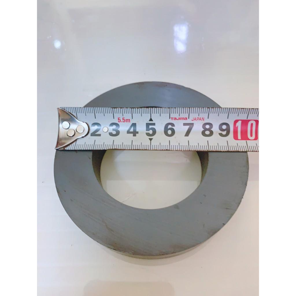Nam châm đen ferrite 100x20 lỗ