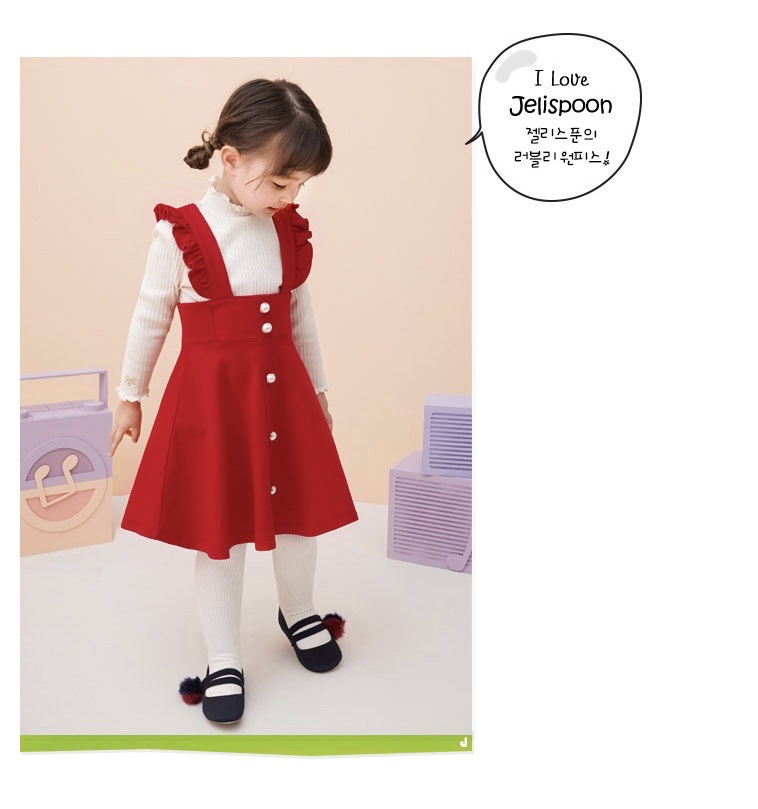 Set Jelispoon xuất Hàn xinh yêu bé gái size 100-150 - đầm bé gái