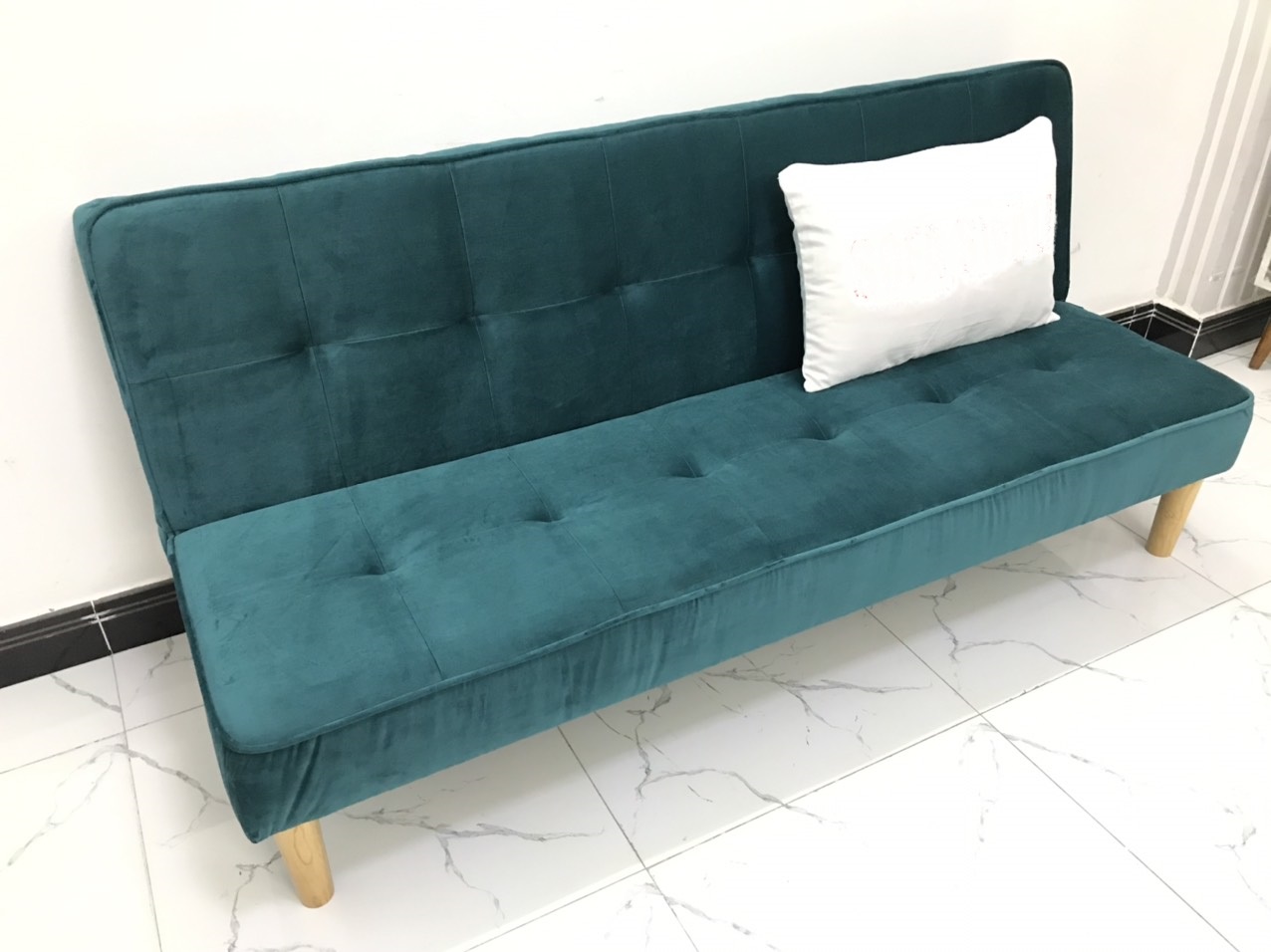 Ghế sofa giường 1m7x90, sofa bed phòng khách, có thể bật ra thành giường để nằm sivali06