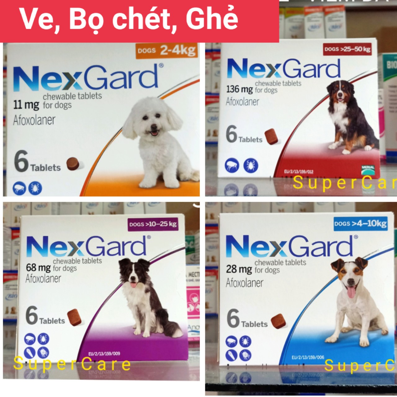 Một Hộp Nexgard Diệt Ve Chó