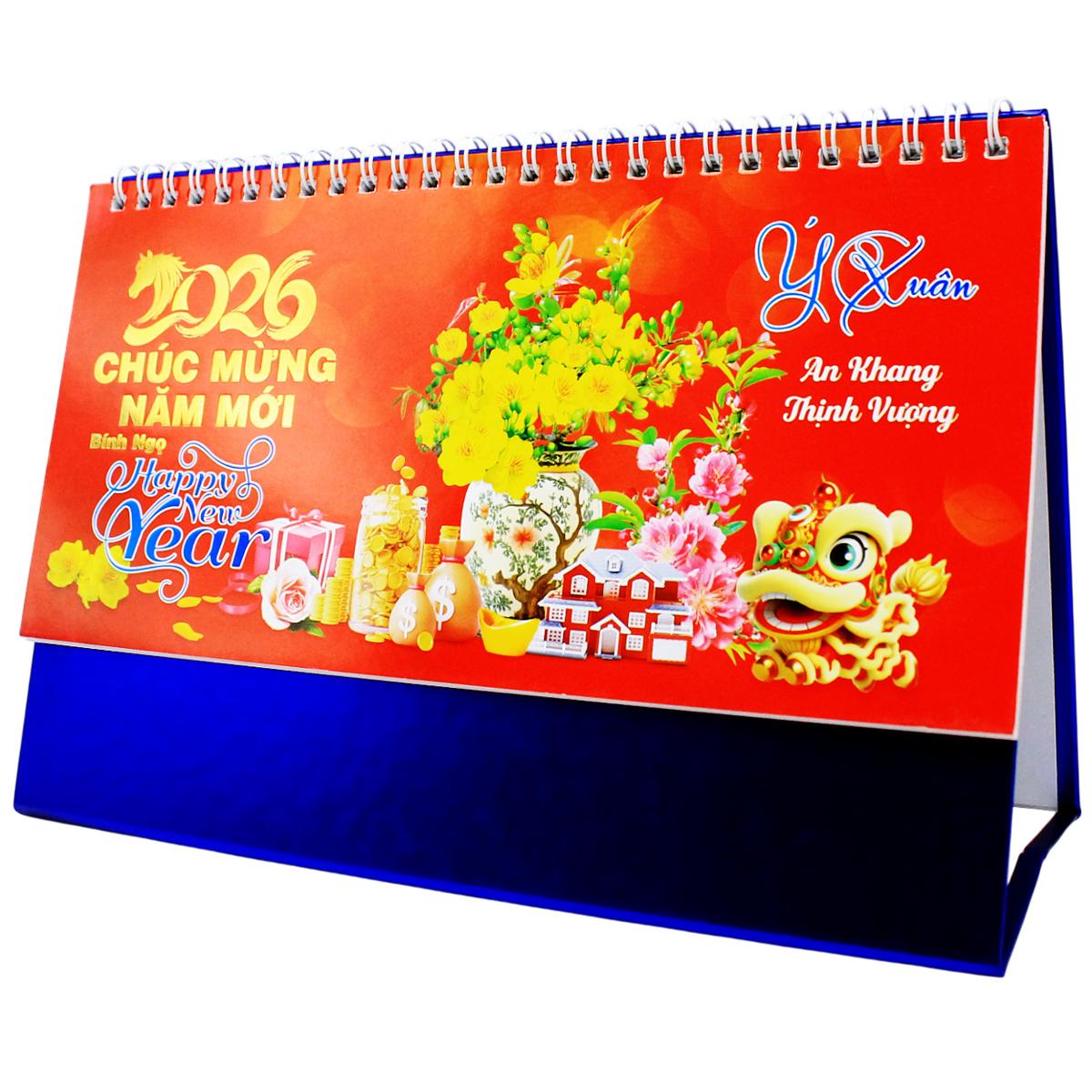 Lịch Để Bàn Chữ A - Ý Xuân - NST 78A
