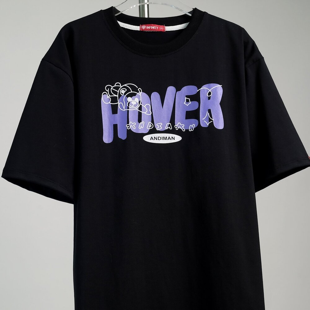 [Hình Thật] Áo Phông, Áo Thun Nam Nữ Form Rộng Tay Lỡ Unisex Tay Lỡ Hover Từ 40kg-70kg