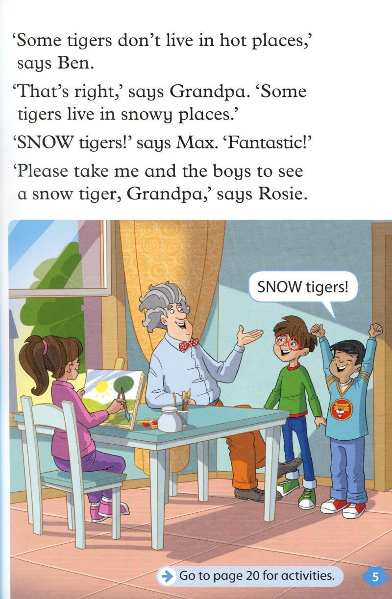 Oxford Read And Imagine: Level 1: The Snow Tigers