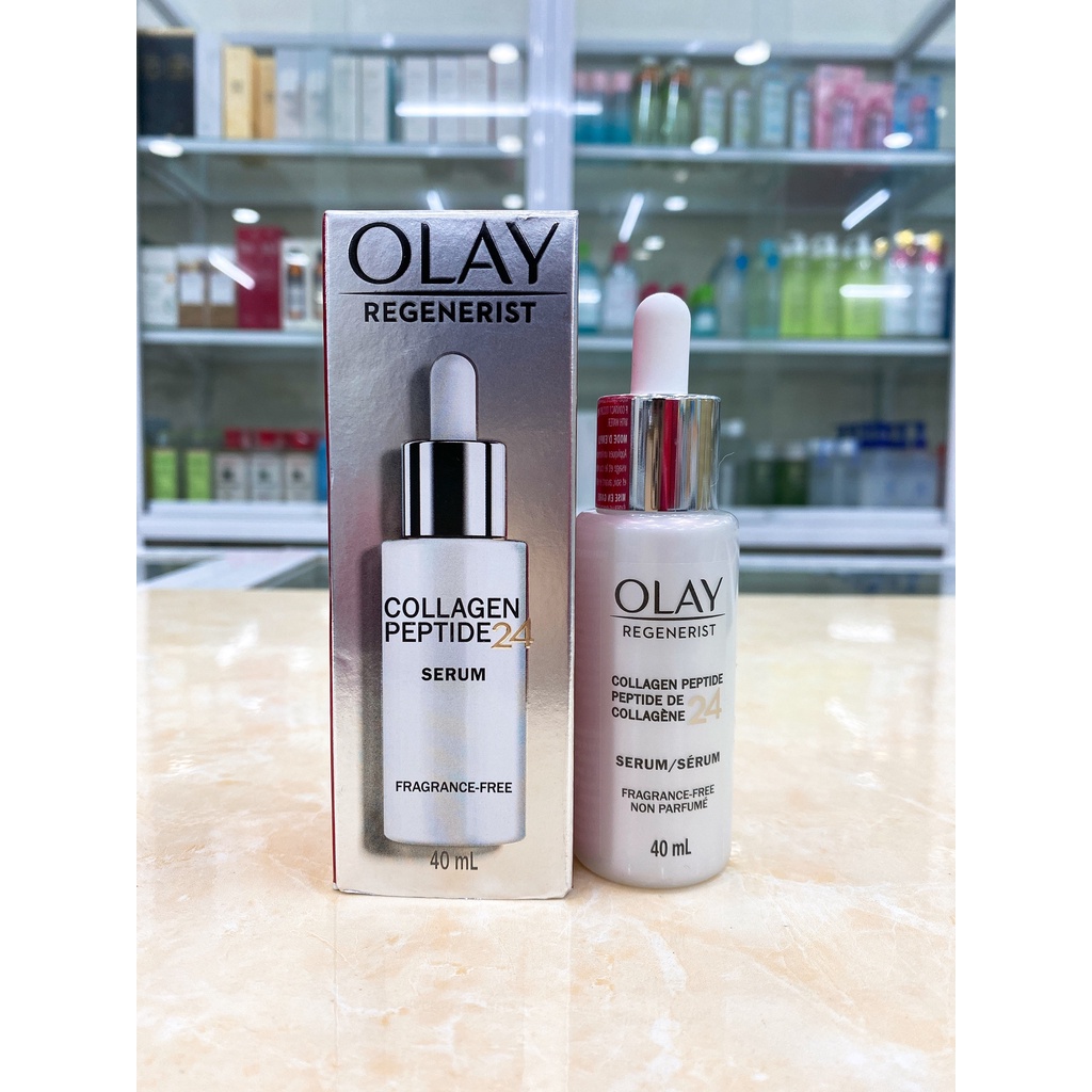 Tinh chất chống lão hóa Olay Regenerist Collagen Peptide 24 Serum 40ml (Không mùi) - bản mỹ
