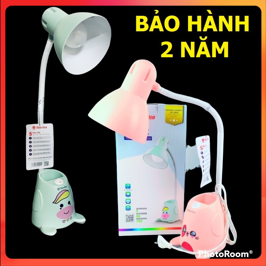 Đèn bàn học sinh chống cận LED Rạng Đông 5W màu xanh /hồng RD-RL-24