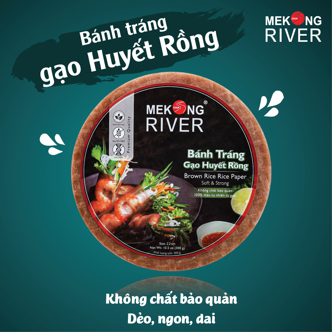Bánh tráng truyền thống 16cm - MEKONG RIVER