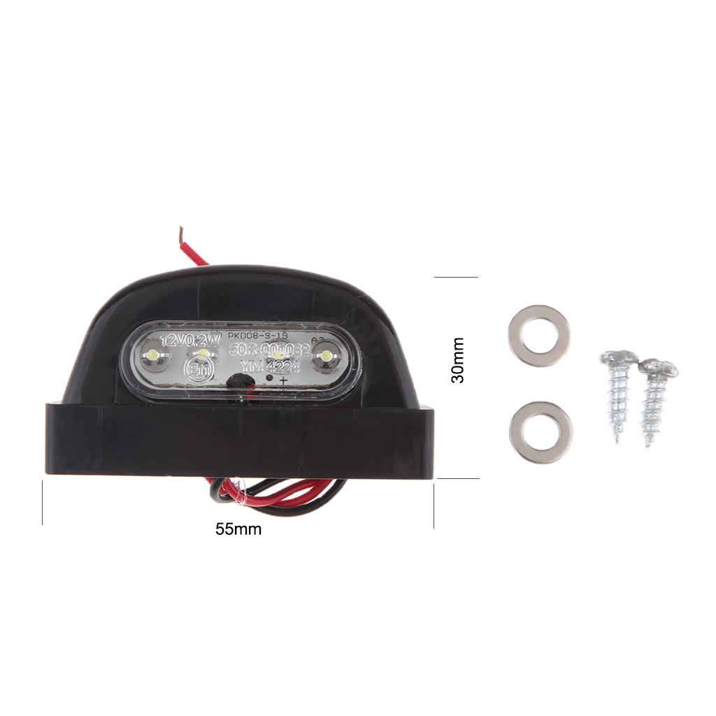 Waterproof Plate Light with LED for License Plate Light Backup Light Tail Light
