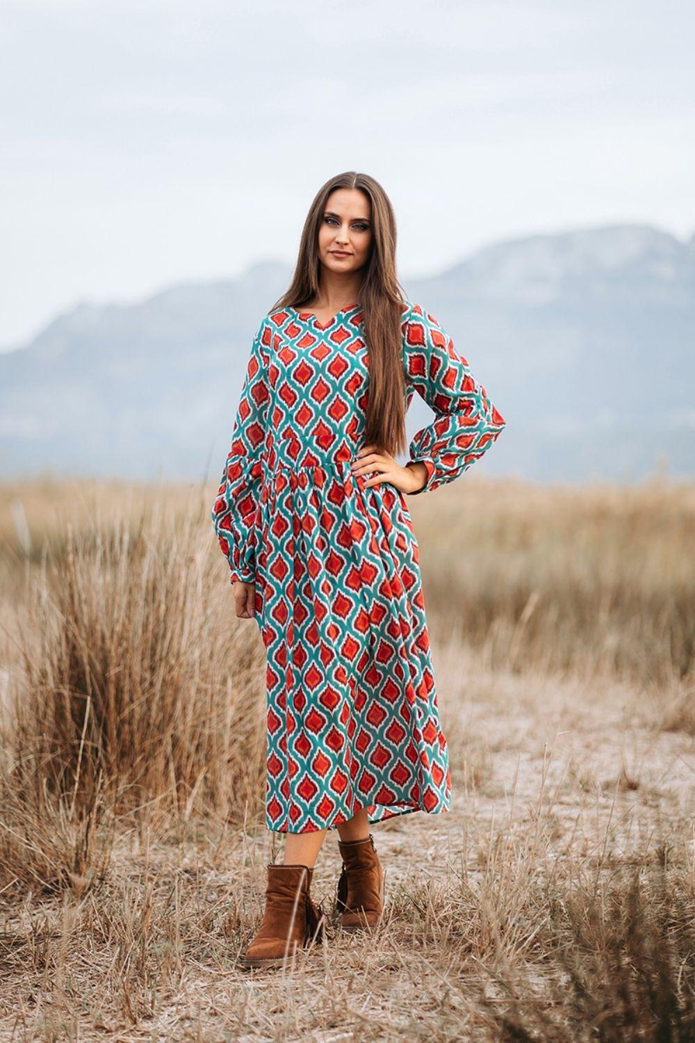 Đầm Midi Cotton Isla Bonita