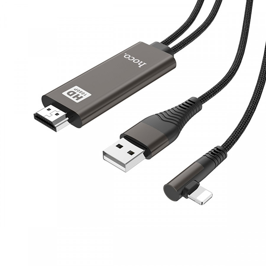 Cáp HDMI Iphone/Ipad Lightning Hoco UA14 Chính Hãng