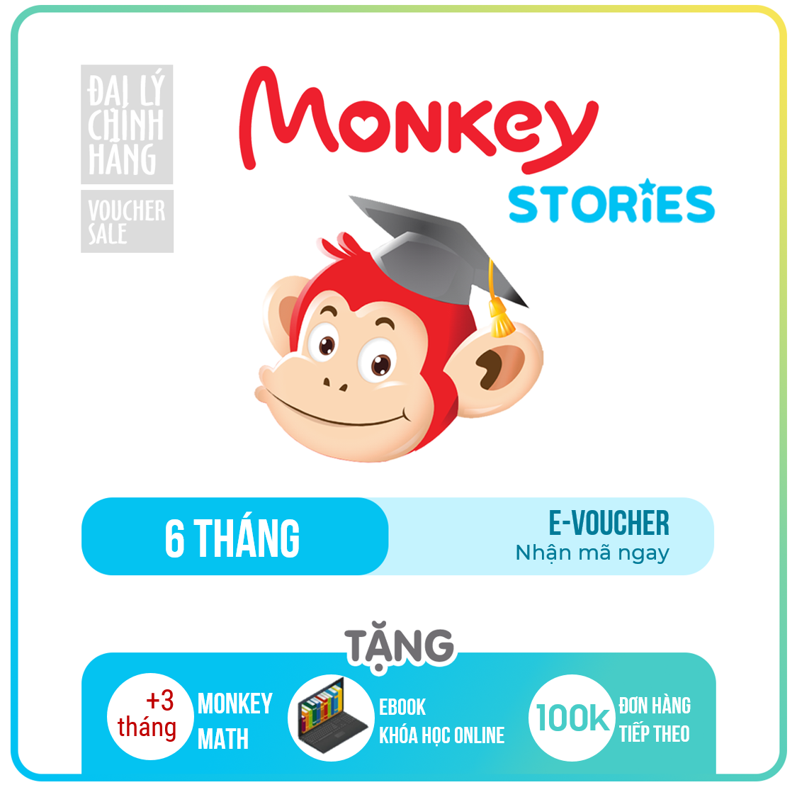 Evoucher - Monkey Stories (Trọn đời, 1 năm) - Phần mềm 4 kỹ năng tiếng Anh