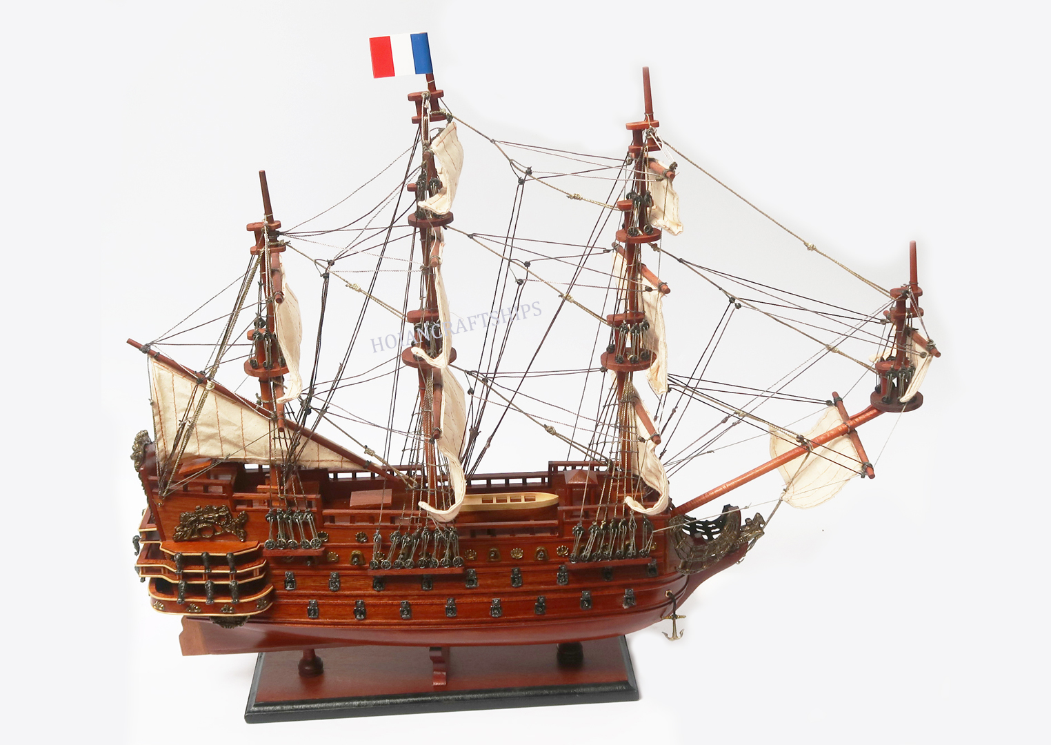 Mô hình thuyền buồm cổ Soleil Royal (dài 60cm)