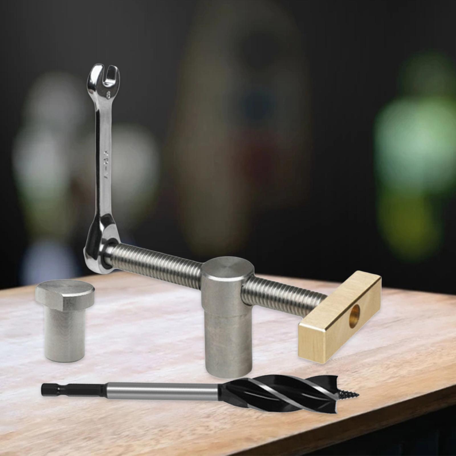 Woodworking Fixed Clip Quick Fixture Clamping Tool Desktop Brass Benches Kit