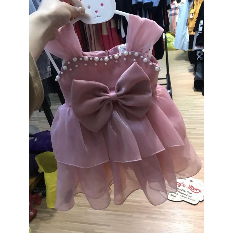 Váy công chúa bé gái cài nơ