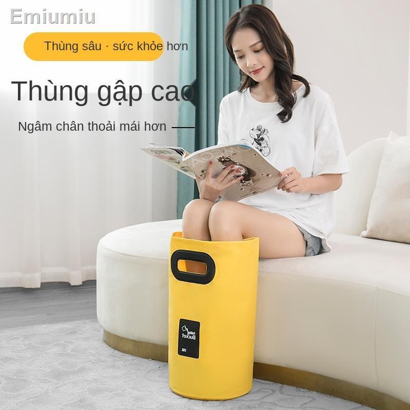 ↂ> Bồn ngâm chân có thể gập lại Du lịch Xô nước di động
