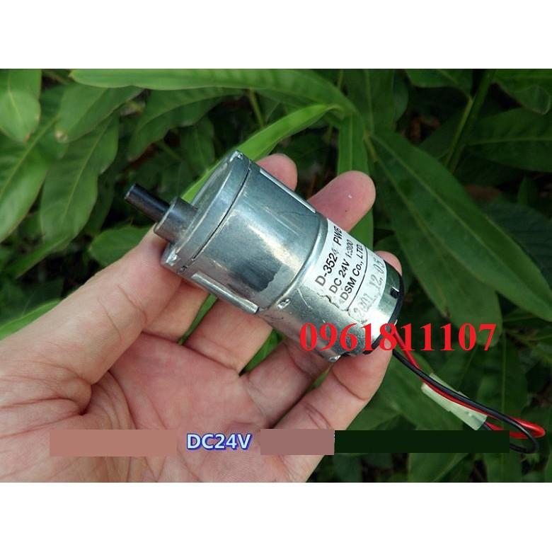 Motor giảm tốc 24V 3524 17rpm 17 vòng
