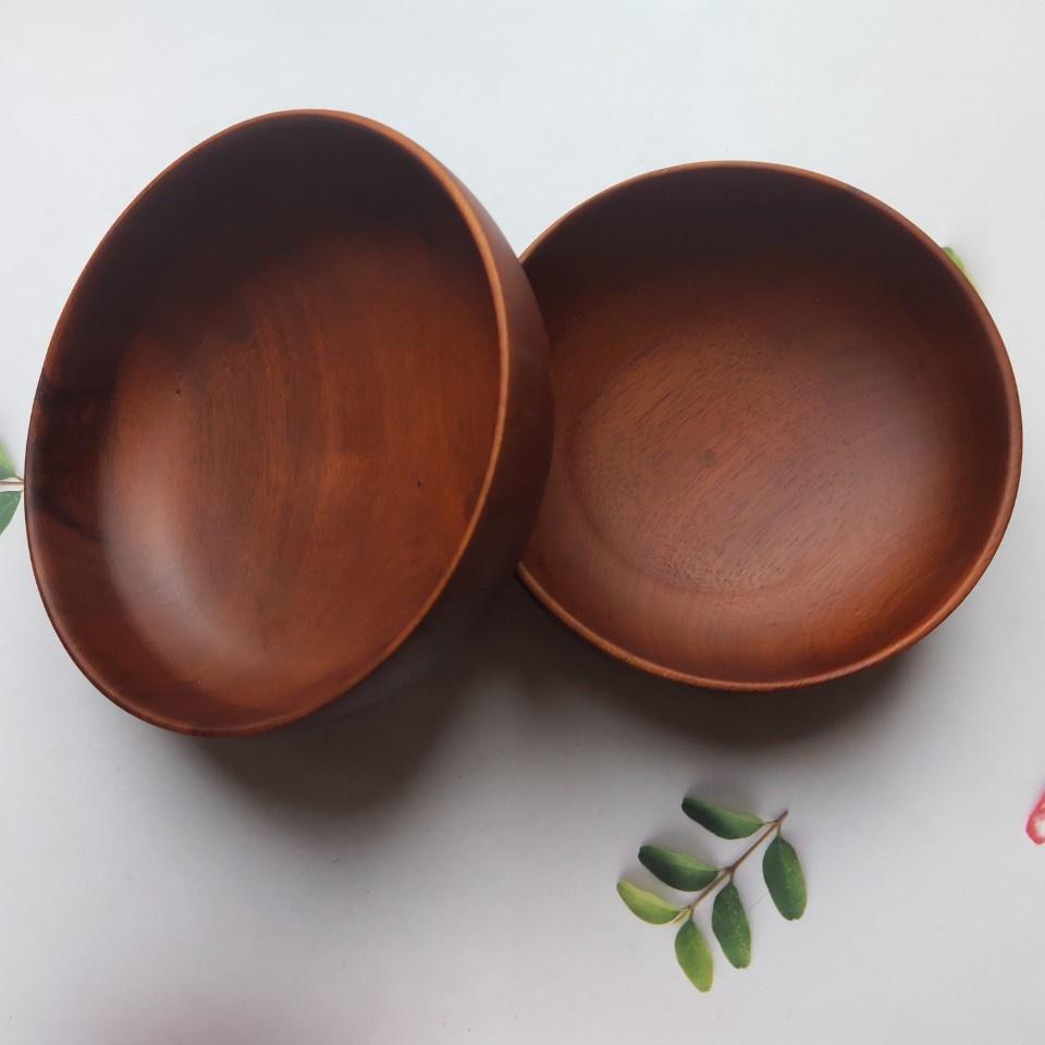 BÁT SALAD GỖ KEO 18X5 CM, BÁT KEO TỰ NHIÊN, CHỤP ẢNH TRANG TRÍ